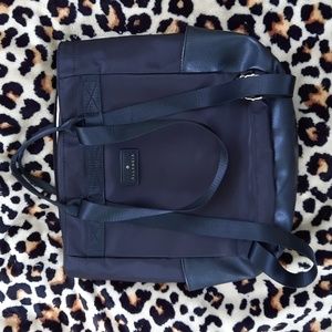 ALLANCIA convertible backpack, black with adjustable strap